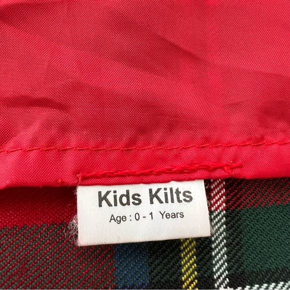 Victor Scott Kids Scottish Plaid Tartan Mini Kilt 0-1Y - Picture 4 of 5
